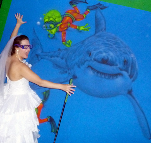 picture of Brides beware of sharks!
